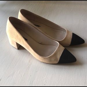 Zara block heels